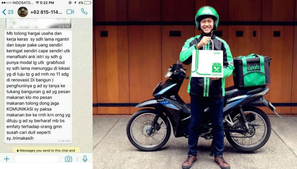 Ingin Mengganti Uangnya Yang Sudah Terlanjur Dibelikan Makanan Tanggapan Dari Driver Ojek Online Ini Bikin Hati Tersentuh