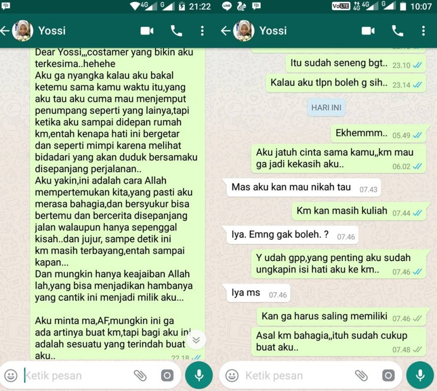 Jatuh Cinta Pada Customernya yang Cantik Balasan Yang Diterima Driver Ojek Online Ini Menyayat Hati