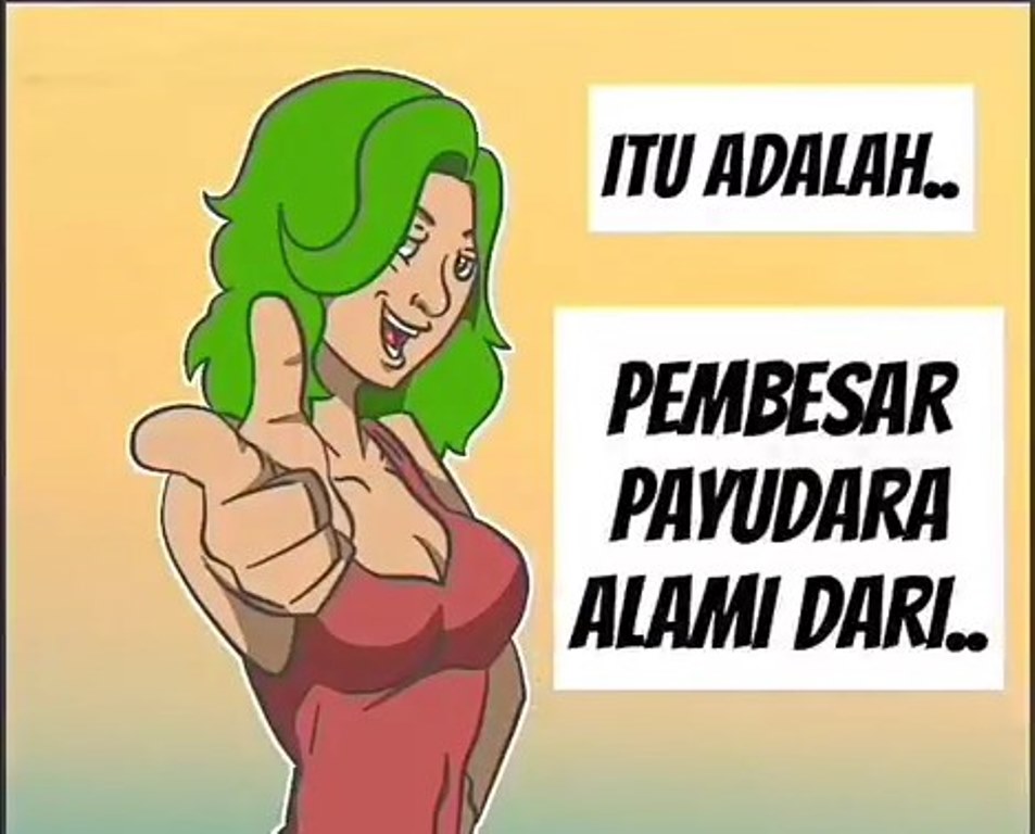 Kocak Kebangetan Iklan Animasi Produk Pembesar Dada Wanita ini Bikin Nangis Sambil Tertawa