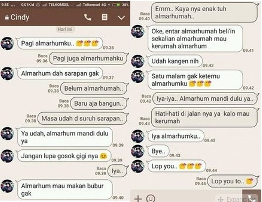 Miliki Panggilan Sayang Anti Mainstream Pasangan Kekasih Ini Ngingetin Pada Kematian