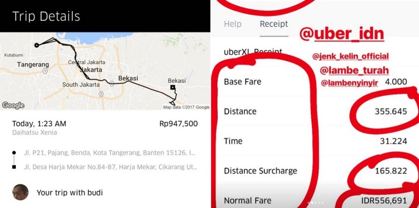Naik Uber dari Bandara Soetta ke Cikarang Cewek Ini Harus Bayar Hampir Satu Juta Rupiah