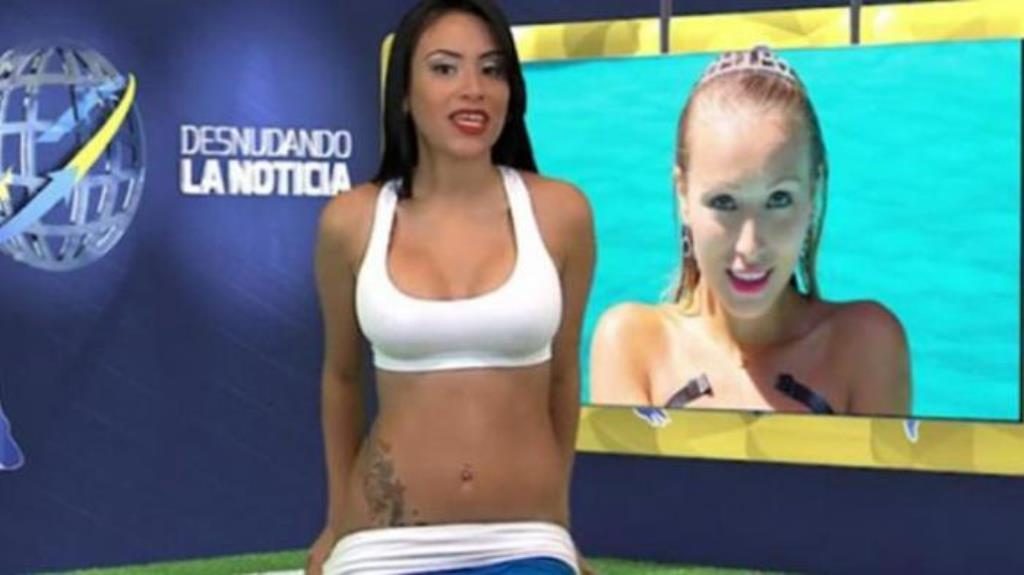 Nekat Banget Presenter TV Asal Venezuela Ini Lepas Baju Satu Persatu Saat Bawakan Berita tentang Cristiano Ronaldo