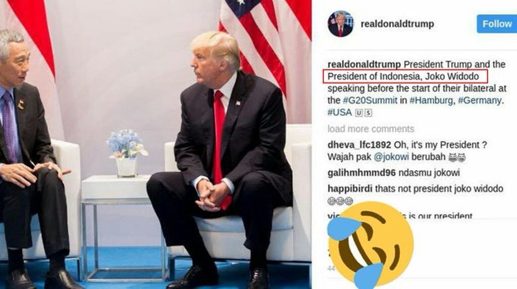 Netizen Geger Wajah Presiden Jokowi di Instagram Donald Trump Berubah