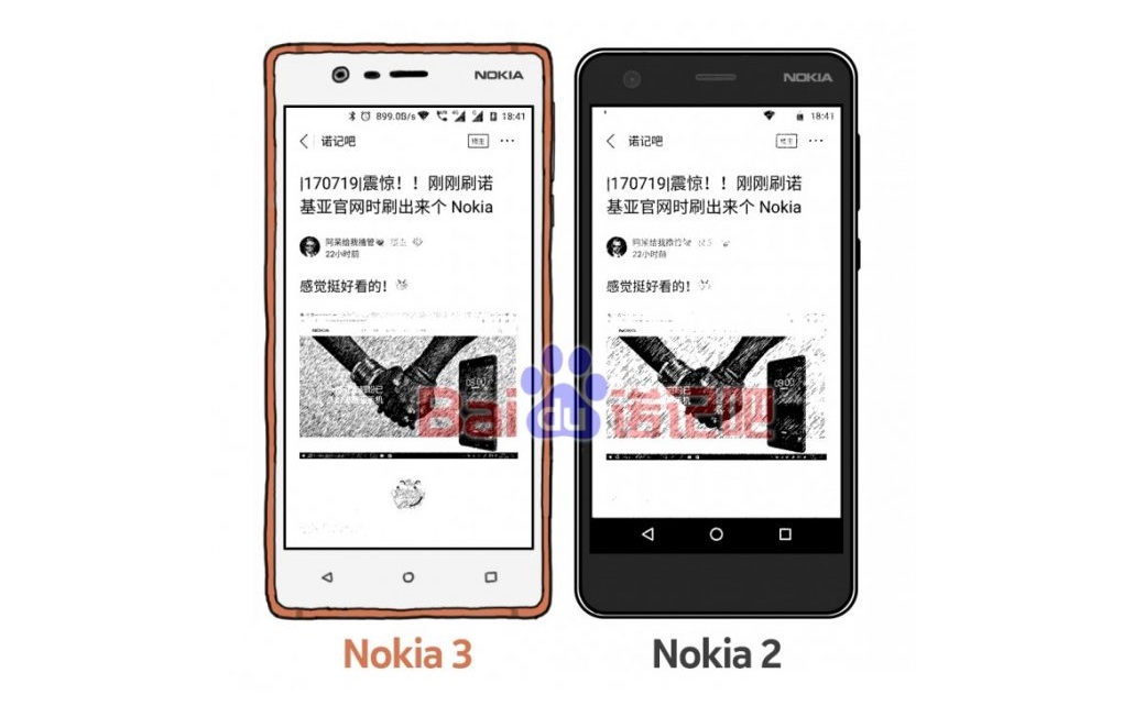 Nokia 2 dan Nokia 3