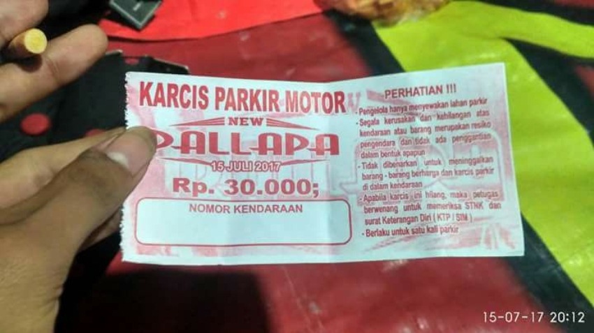 Nonton Dangdut di Pati Tarif Parkir Motornya Rp 30 Ribu