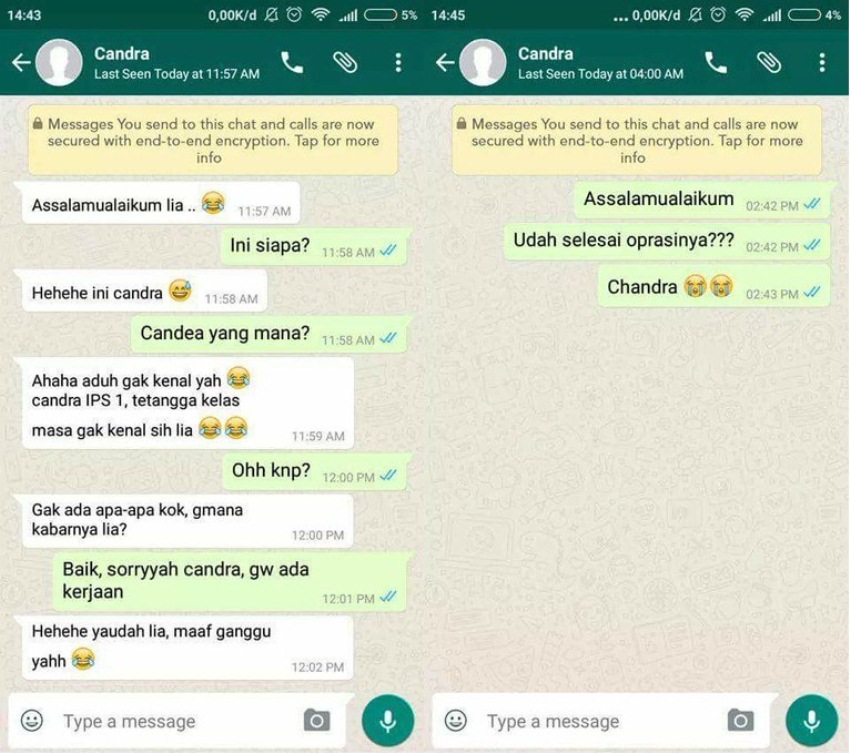Sedih Akhir dari Chat Pasangan Ini Bikin Berderai Air Mata