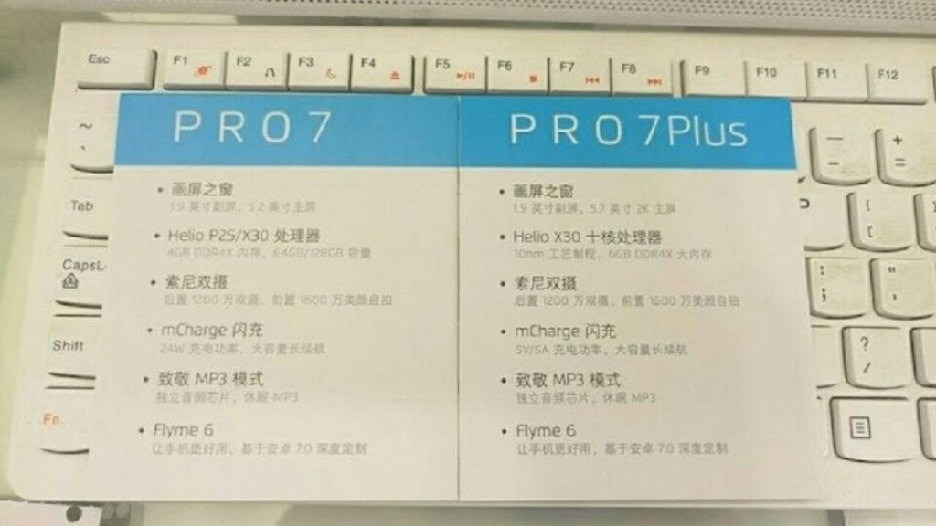 Spesifikasi Meizu Pro 7 dan Pro 7 Plus