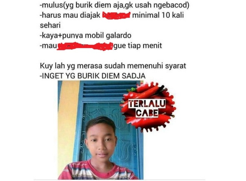 bocah 12 tahun nyari pacar