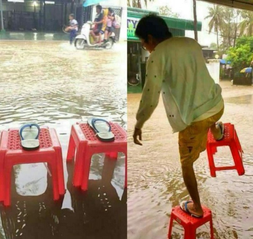 sandal anti banjir