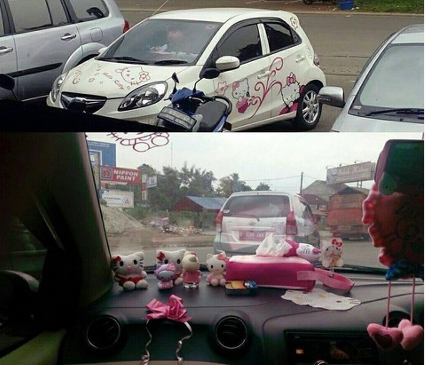 taxi online hello kitty