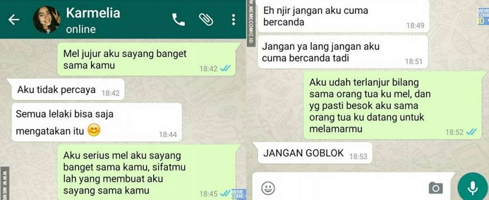 Chat Cowok Serius Dibercandain Ini Ujungnya Bikin si Cewek Nyesel Coba Coba Ngisengin Cowok Serius Sih