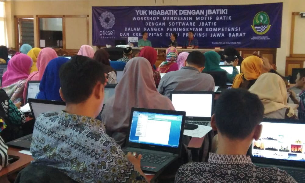 Disdik Pemprov Jabar Gandeng Piksel Indonesia Gelar Workshop Desain Batik