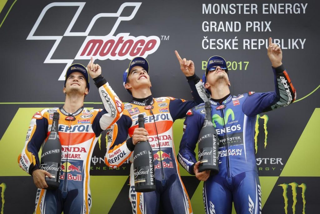Klasemen Sementara Pembalap MotoGP 2017