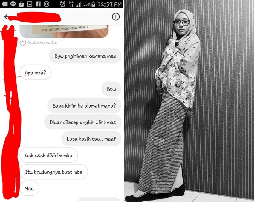 Layani Customer yang Mau Beli Kerudungnya Wanita Cantik Pemilik Olshop Ini Dapat Kejutan Tak Terduga