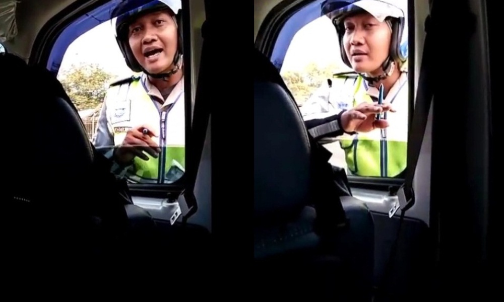 Niat Hati Mau Merekam Polisi yang Menilang Mobilnya Aksi Pria Ini Malah Ditertawakan Netizen Gagal Jadi Selebram Bro