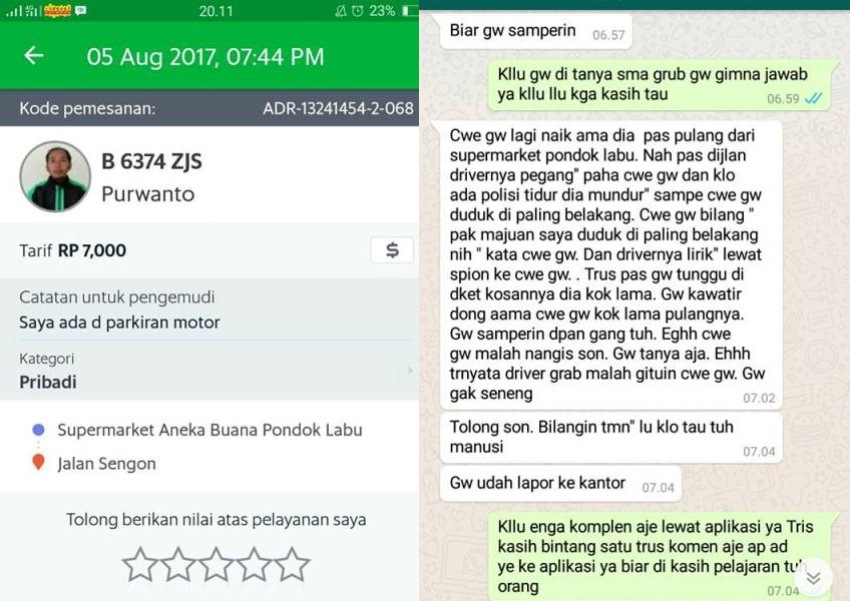 Pacarnya Diperkosa Driver Ojek Online Pria Ini Minta Bantuan Netizen Cari Pelaku