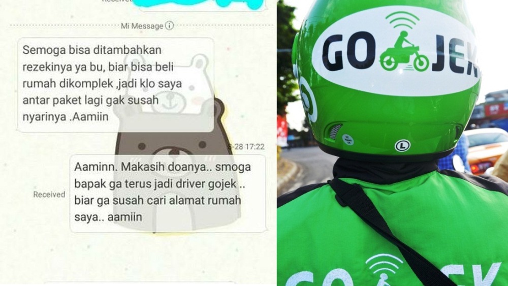 Pesan yang Dikirimnya Bernada Sindiran Jawaban yang Diterima Driver Ojek Online Ini Bikin Dia Mati Kata