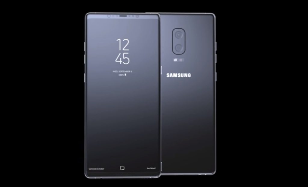 Render Konsep Galaxy Note 8