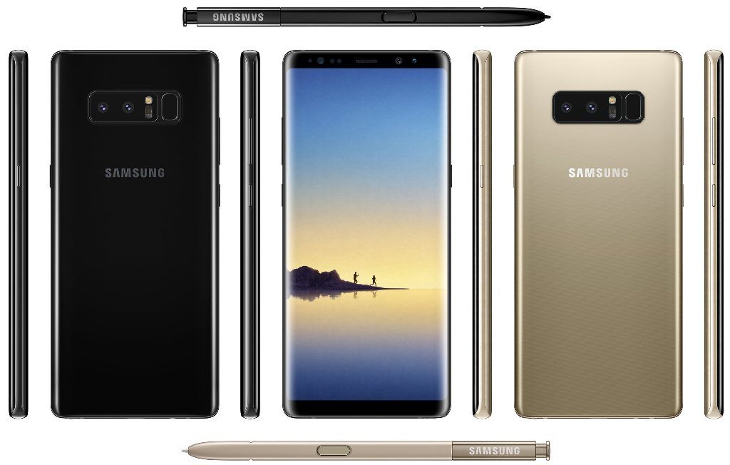 Render Samsung Galaxy Note 8