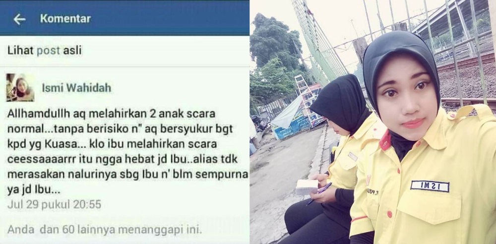 Sebut Wanita yang Melahirkan Caesar Tidak Sempurna Jadi Ibu Perempuan Ini Jadi Sasaran Bully Netizen