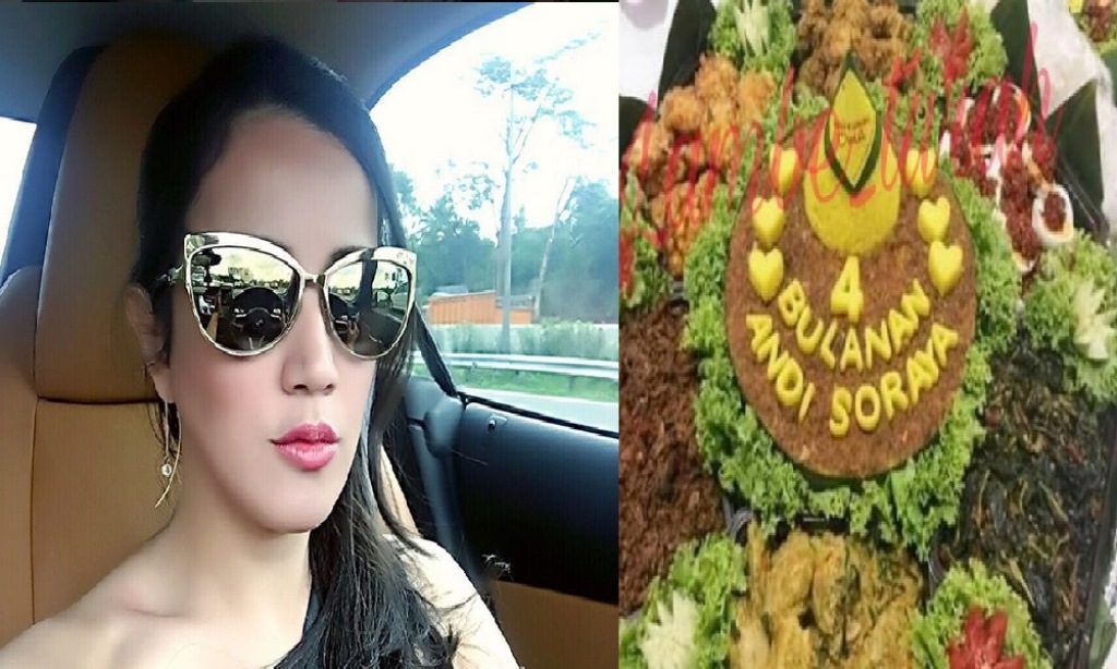 Andi Soraya Gelar Acara 4 Bulanan Netizen Pertanyakan Siapa Bapaknya