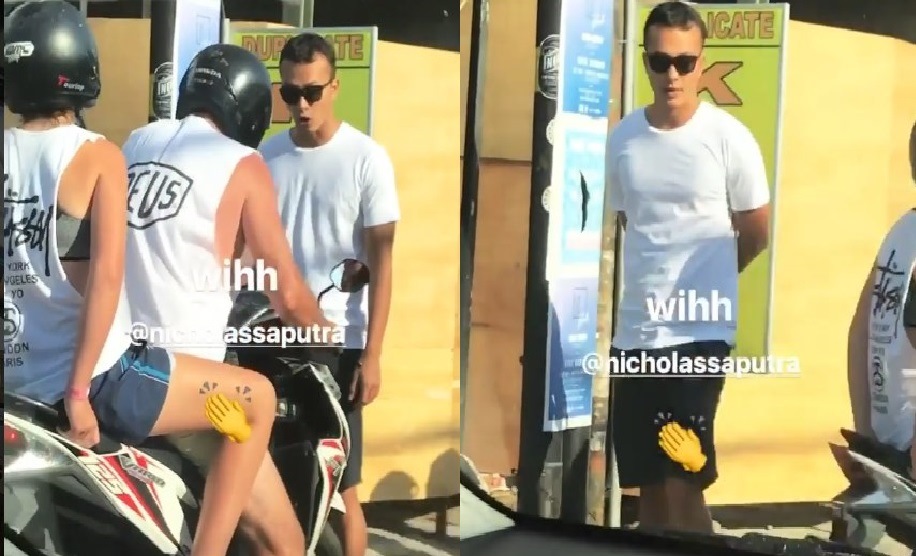 Bikin Kagum Nicholas Saputra Tertangkap Kamera Hadang Pemotor yang Naik Trotoar