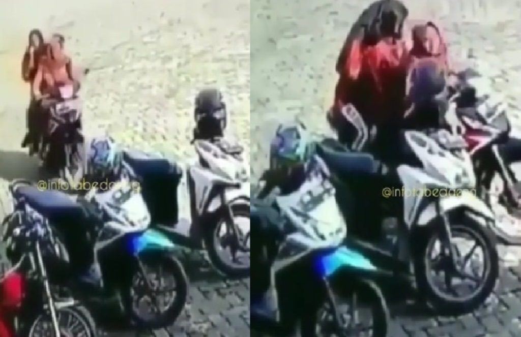 Bonceng Tiga Ala Cabe Cabean Kelakuan Kids Jaman Now Nyuri Helm Di Parkiran Ini Bikin Netizen Kesel