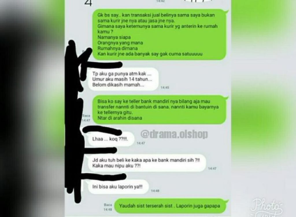 Chat Absurd Pembeli dan Penjual Online Shop ini Bikin Emosi Sekaligus Ketawa