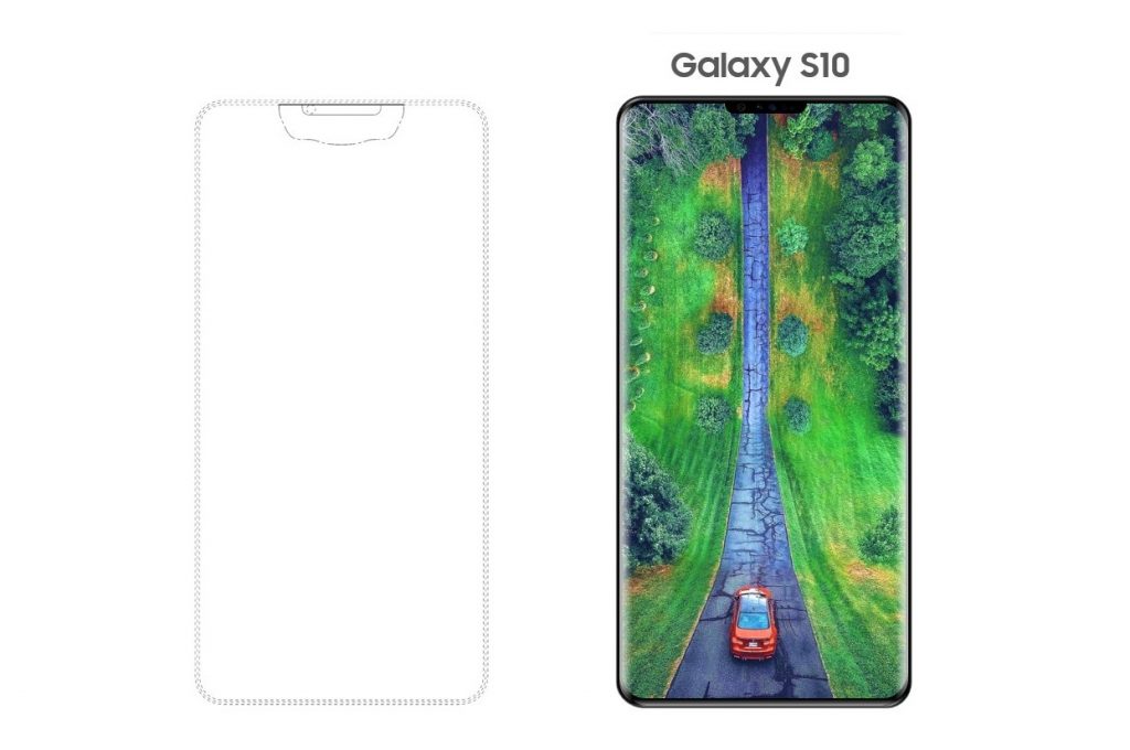 Desain Galaxy S10