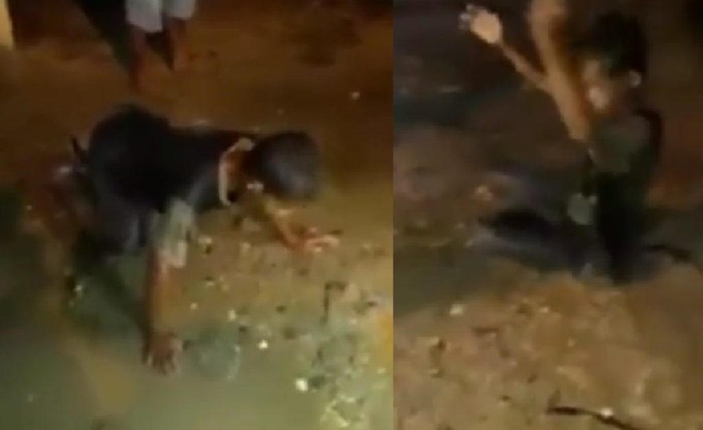 Ngeri Beredar Video Remaja Korban Penyalahgunaan Obat Bertingkah Tak Normal Sambil Mandi Air Kubangan