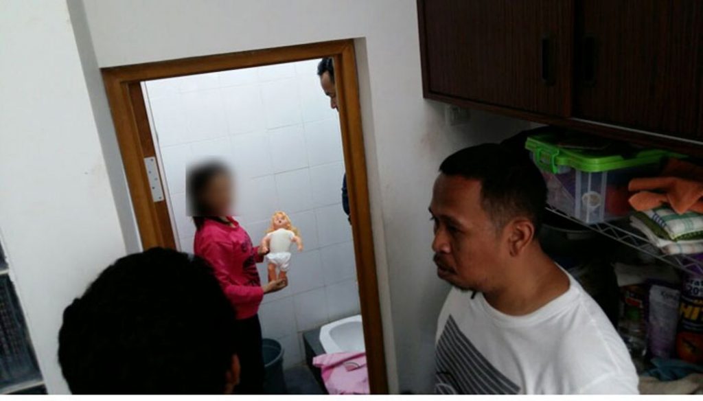 Pembantu Rumah Tangga Mutilasi Bayi