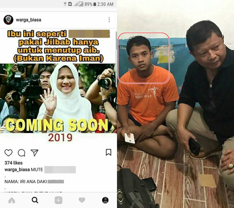 Penghina Iriana Jokowi