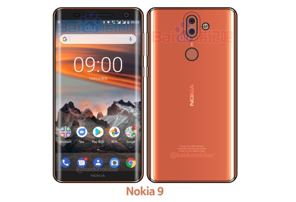 Render Nokia 9 1