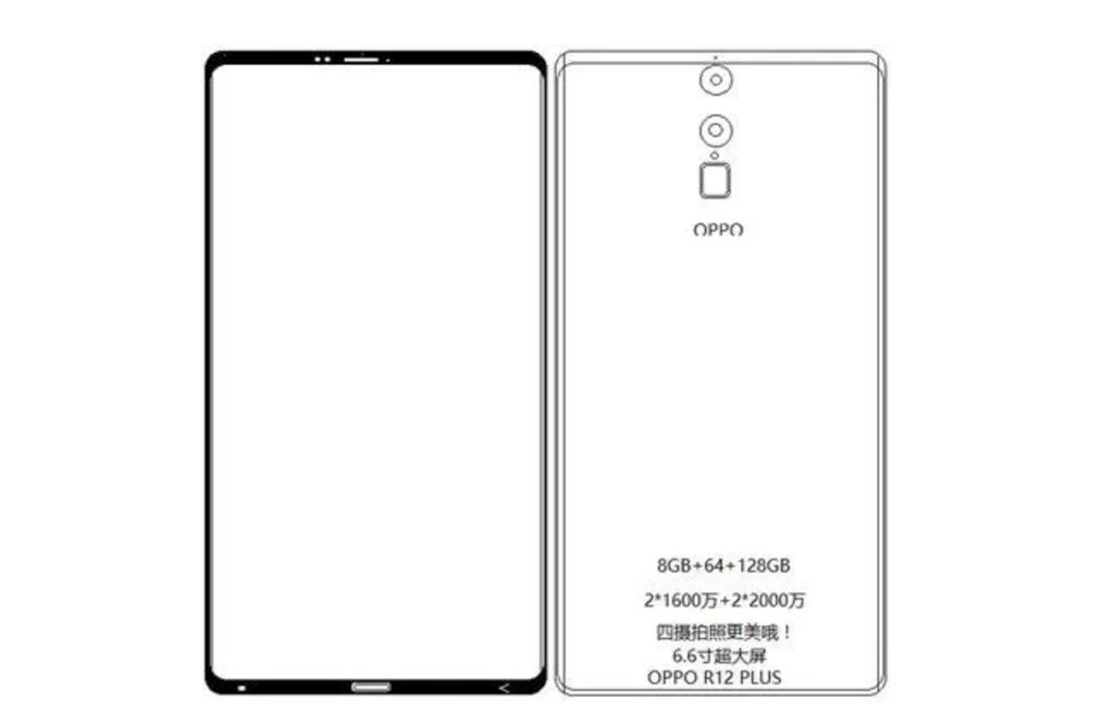 Sketsa Oppo R13