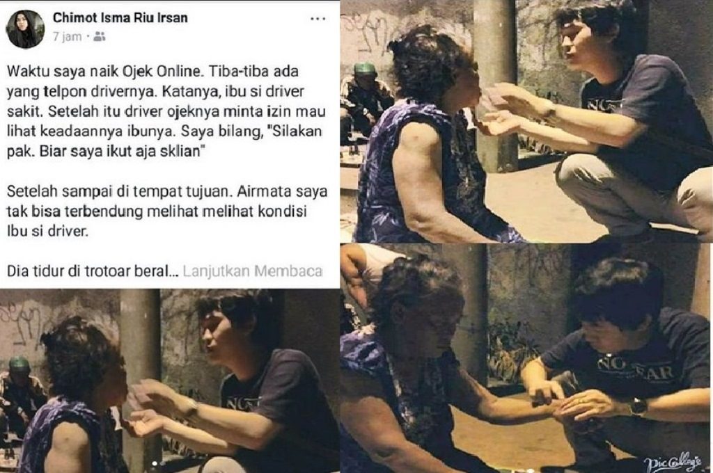 Tidur di Trotoar dengan Alas Kardus Kisah Ibu Driver Ojol Ini Bikin Hati Teriris