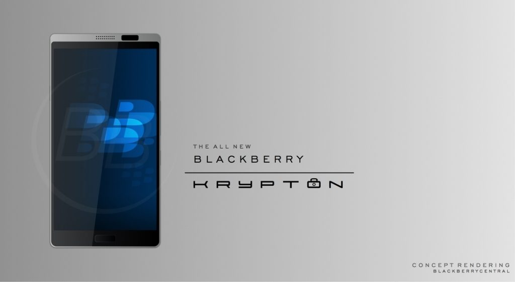 konsep BlackBerry Krypton