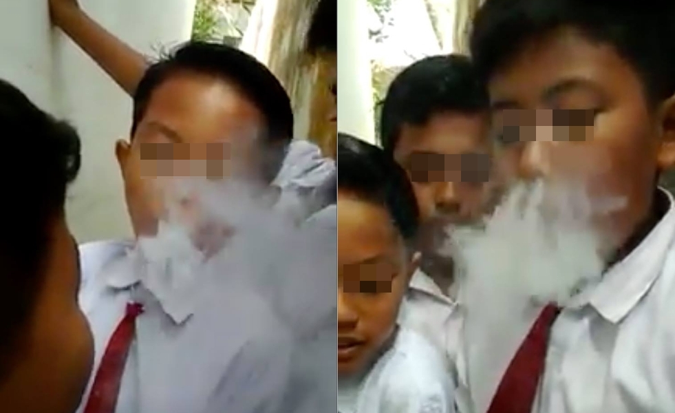 VIDEO Anak SD Jaman Now Nge-Vape Rame-Rame Ini Bikin Netizen Ngelus Dada Anak SD Nge Vape Rame Rame