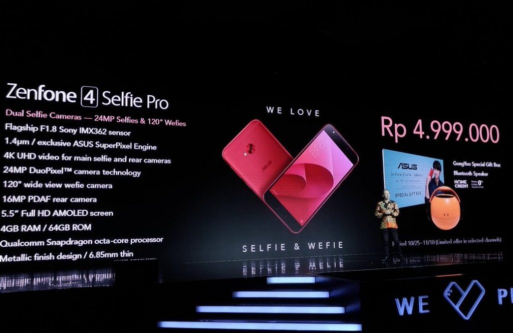 Harga ASUS Zenfone 4 Selfie Pro