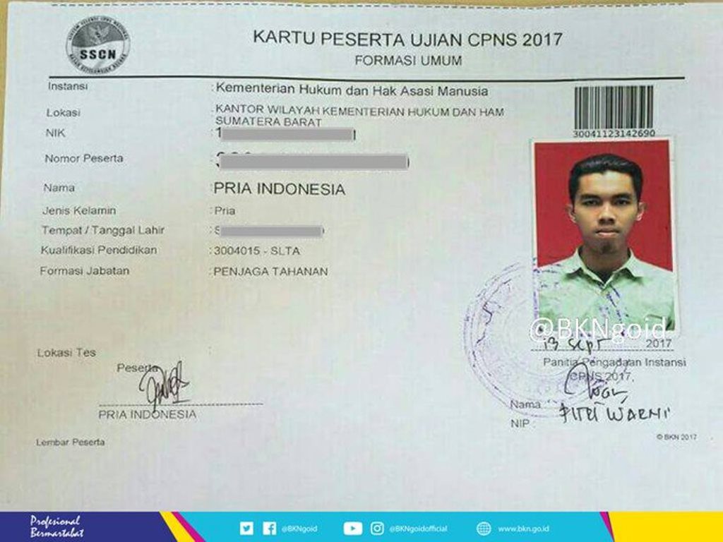 Indonesia Banget Nama Pendaftar CPNS ini Ramai jadi Obrolan Netizen