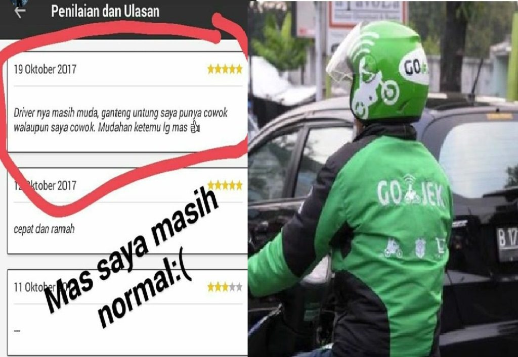 Meski Dapat Bintang 5 Review Customer Untuk Driver Ojol ini Justru Bikin Ketakutan