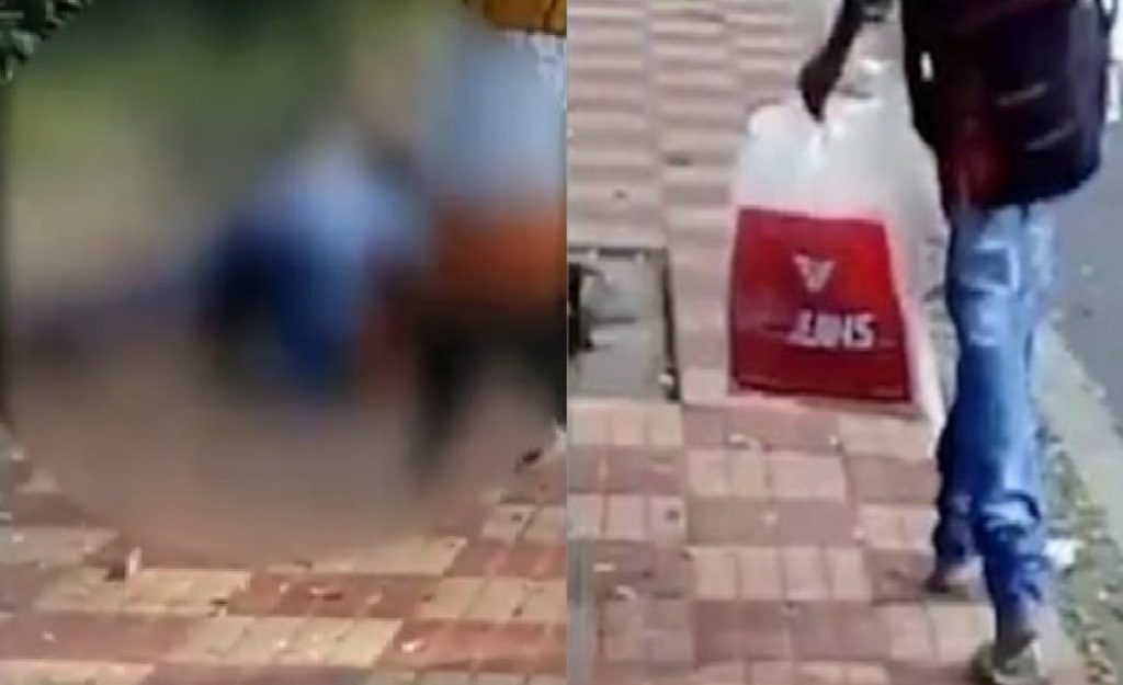 Miris Digagahi di tepi Jalan yang Ramai Wanita ini Tidak Diabaikan Para Pejalan Kaki