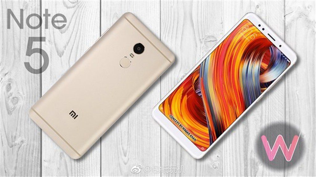 Render Xiaomi Redmi Note 5