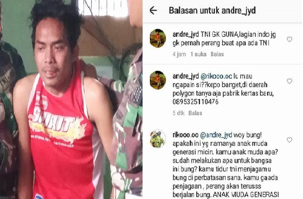 Sebut TNI Gak Guna di Medsos Video Pemuda Nangis Nangis Minta Maaf ini Jadi Viral