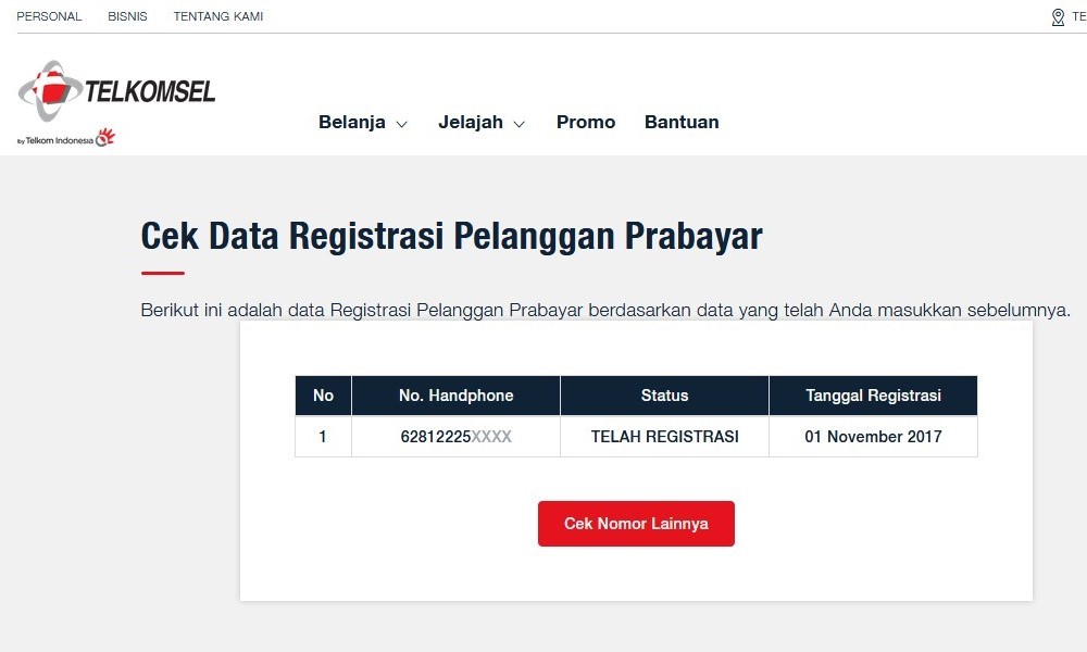 Cara Cek Data Registrasi Kartu Prabayar Telkomsel Indosat Xl