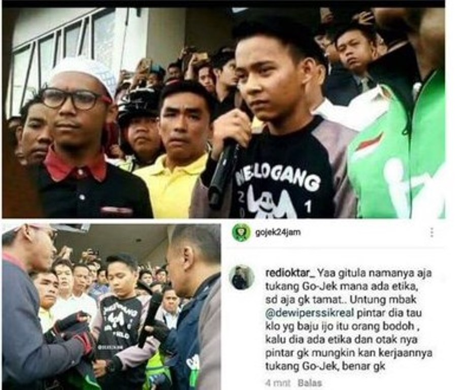 Hina Profesi Ojek Online di Instagram Remaja Ini Diserbu Ratusan Ojol Se Palembang