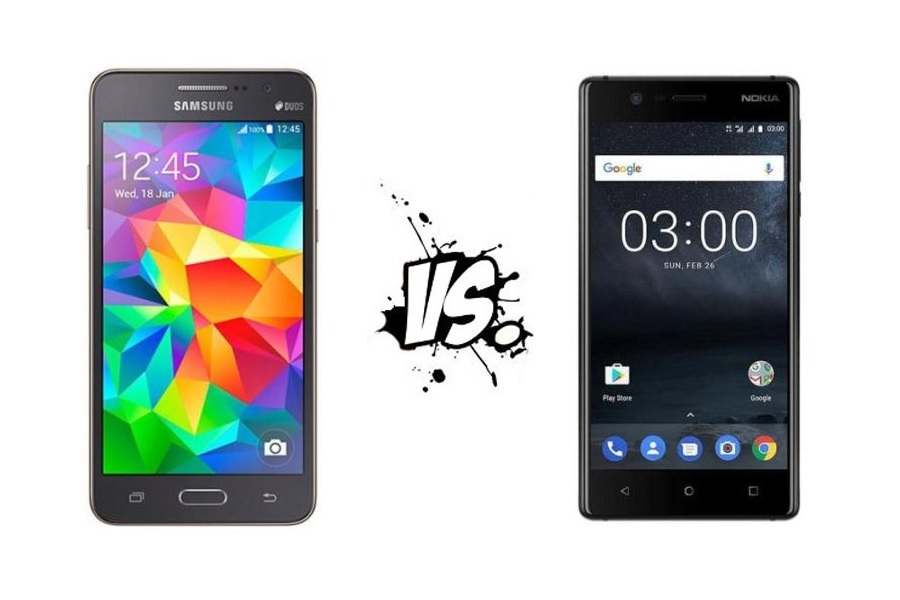 Samsung Galaxy Grand Prime Plus VS Nokia 3