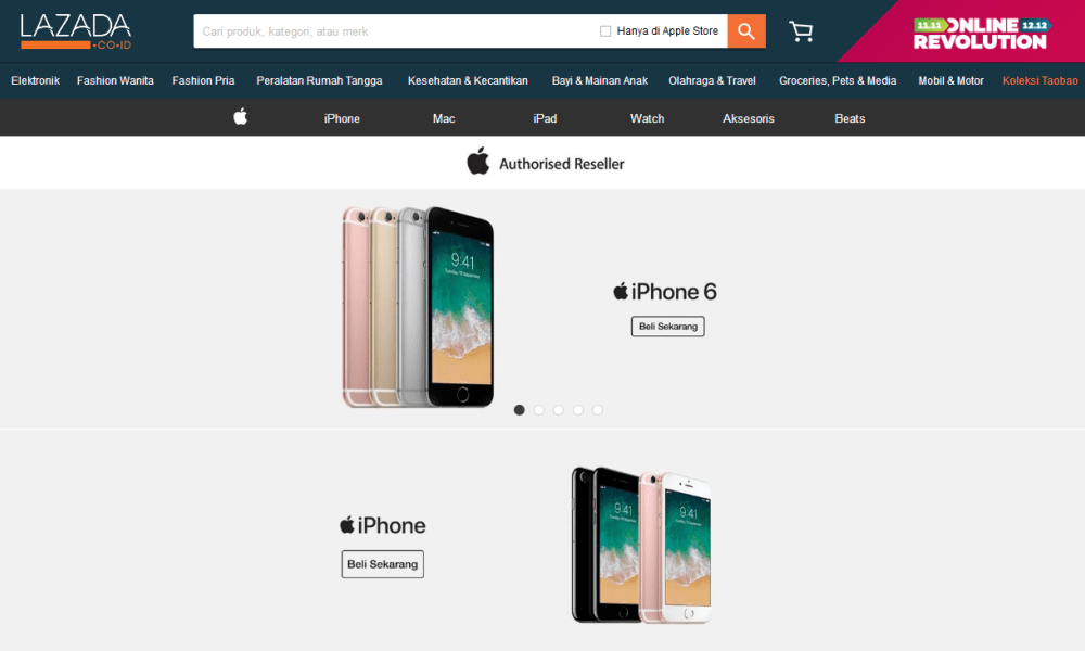 Apple Authorised Reseller Lazada Indonesia