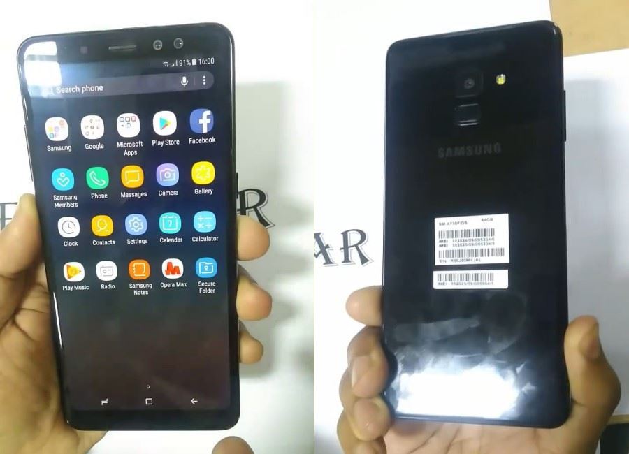 Hands on Samsung Galaxy A8 Plus 2018