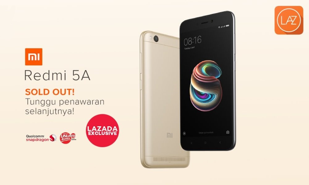 Lazada Flash Sale Xiaomi Redmi 5A