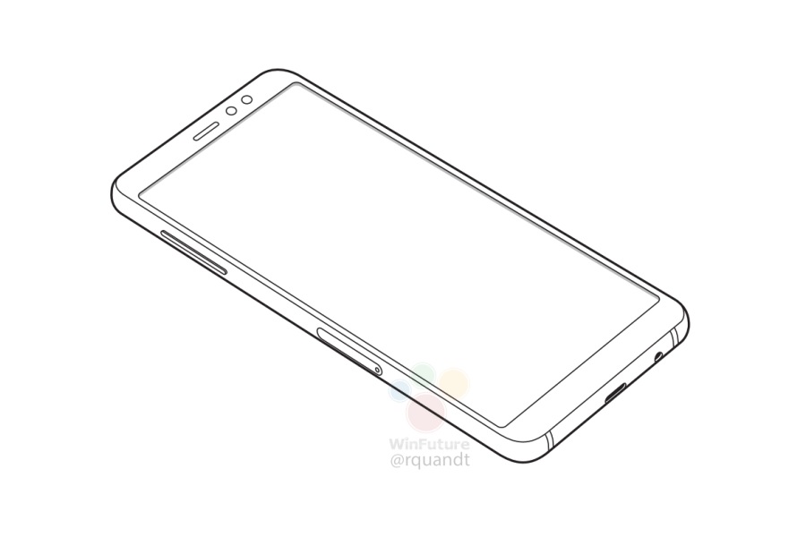 Render Samsung Galaxy A8 2018